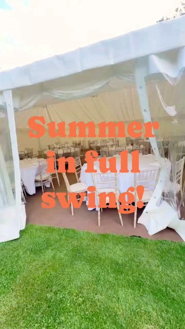 The perfect setting for an unforgettable day. ✨ From the elegant ceiling draping to the stunning garden views, this marquee setup is pure magic.
Who would you invite to a dinner party here? 👇
 #wedding #MarqueeHire #WeddingMarquee #EventPlanning #YourEventYourWay #PartyPlanning