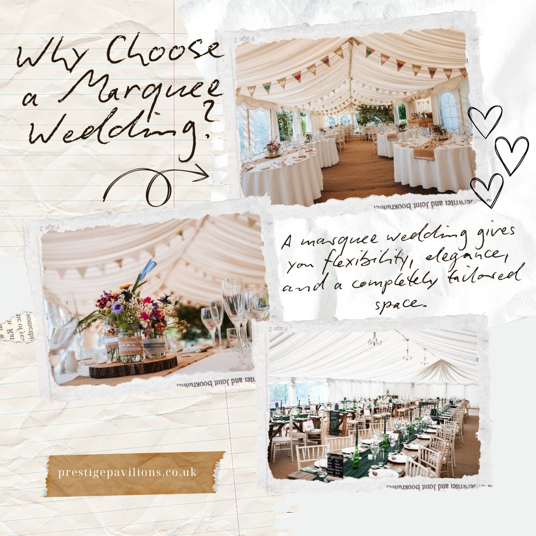✨ Expert Tip 
A marquee wedding gives you flexibility, elegance, and a completely tailored space. With Prestige Pavilions, your wedding feels as unique as your story. #WeddingTips #PrestigePavilions #LuxuryWedding #WeddingPlanning
