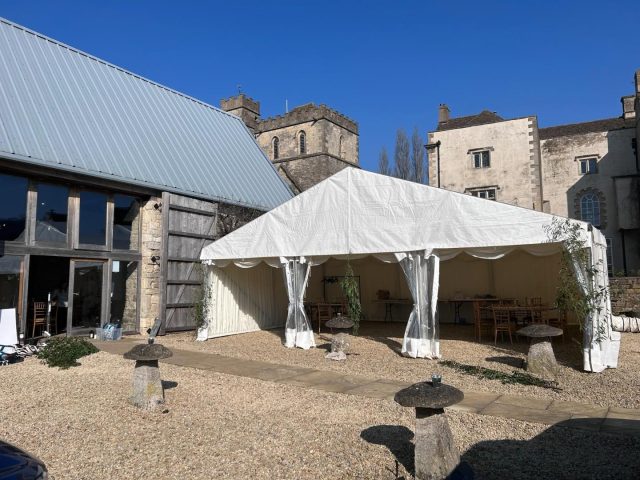 No matter the weather outside you can utilise most spaces for your event 🌧️. Unbelievable these we taken in March and April this year! 🌅 #weather #event #wedding #party #outside #space #outsidespace
